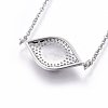 304 Stainless Steel Pendant Necklaces NJEW-L146-06P-2
