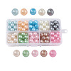 10 Colors Opaque Spray Painted Glass Beads DGLA-JP0001-06-10mm-1