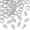 50Pcs Tibetan Style Alloy Tube Bails TIBE-TAD0001-01S-2