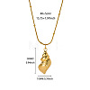 Summer Beach 304 Stainless Steel Pendant Necklaces WG63A68-07-1