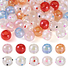  50Pcs 10 Colors Opaque Acrylic Beads OACR-TA0001-19-9