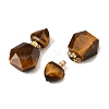 Natural Tiger Eye Perfume Bottle Pendants G-L623-12G-01-2