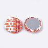 Handmade Straw Woven Cabochons WOVE-S119-02A-2
