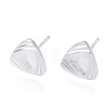 925 Sterling Silver Stud Earrings STER-T004-52S-2