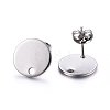 Non-Tarnish 304 Stainless Steel Stud Earring Findings LS-X-STAS-K184-01-03P-2