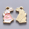 Alloy Enamel Charms ENAM-S121-119B-1