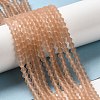 Imitate Austrian Crystal Frosted Glass Beads Strands LS-EGLA-A039-T2mm-MD12-4