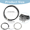 20Pcs Stainless Steel Wire Necklace Cord DIY Jewelry Making TWIR-YW0001-06A-3