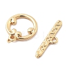 Brass Toggle Clasps KK-L222-011G-1