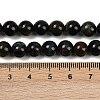 Natural Yellow Blue Tiger Eye(Dyed & Heated) Bead Strands G-P230-07-6mm-AB-3