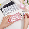 3pcs 3 Colors Rhombus Pattern Rectangle Polyester Eyeglass Pouch AJEW-CP0005-55-3