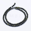 Natural Serpentine/Green Lace Stone Beads Strands X-G-P345-01-4mm-2