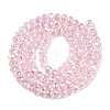 Electroplate Glass Beads Strands X-EGLA-A044-T4mm-B10-2