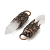 Natural Quartz Crystal Big Pendants G-D102-05R-01-2