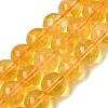 Natural Citrine Beads Strands G-E326-10mm-01A-2