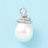 Shell Pearl Pendants KK-C004-09P-3