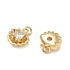 Ocean Brass Pave Clear Cubic Zirconia Pendants CU-CBAF3CF-02I-01-2