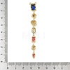 Brass Micro Pave Cubic Zirconia Big Pendants KK-G547-01G-3