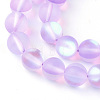 Synthetic Moonstone Beads Strands X-G-R375-6mm-A02-1