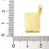 Spades Brass Enamel Pendants KK-G517-06G-01-3