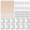 6 Bags Stainless Steel Door Lock Strikes Plate Set For Protections FIND-GO0004-45-1