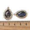 Natural Sodalite Faceted Teardrop Pendants G-I375-01G-22-3