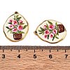 304 Stainless Steel Enamel Pendants SA-CBADCC9-01D-G-3