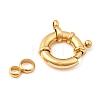 Brass Spring Ring Clasps KK-D407-01G-E-2