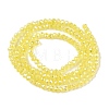 Electroplate Glass Beads Strands EGLA-A044-T1mm-B29-3