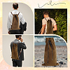 Flocking Fibre Drawstring Backpacks with PU Leather Straps and Alloy Clasps ABAG-WH20019-02A-4