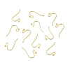 Golden Color Brass Hook Ear Wire X-J0JQN-G-3
