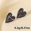 304 Stainless Steel Heart-shaped Stud Earrings PH1793-1-2