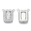 Brass Micro Pave Cubic Zirconia Pendants ZIRC-S061-196P-NF-2