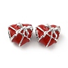 Rack Plating Alloy Enamel European Beads PALLOY-P289-25P-3