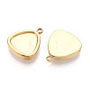 304 Stainless Steel Connector Cabochon Settings STAS-N115-37G-2