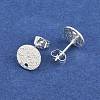 304 Stainless Steel Stud Earring Findings STAS-Z021-B-01S-3