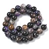 Natural Charoite Beads Strands G-C270-O03-10-3