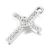 UV Plating Alloy Crystal Rhinestone Pendants RB-CBAD37D-10P-2