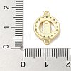 Rack Plating Brass Micro Pave Clear Cubic Zirconia Religion Virgin Mary Connector Charms KK-L224-094G-01-3