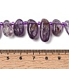 Natural Purple Phantom Quartz Purple Lodolite Quartz Beads Strands G-L649-D02-01-5