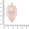 Natural Rose Quartz Pendants G-G470-03G-06-3