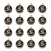 Golden Plated Alloy Charms X-ENAM-S118-02S-2