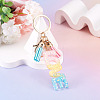 Alloy & Resin Tassel Keychains AJEW-TADJ0001-18A-4
