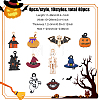 40Pcs 10 Style Halloween Theme Alloy Enamel Pendants ENAM-CA0001-58-2