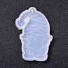 Valentine's Day Theme DIY Pendant Silhouette Statue Silicone Molds DIY-A021-03-4