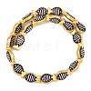 Baking Paint Opaque Glass Enamel Beads GL-CBA4370-01E-1