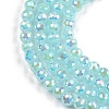 Electroplate Glass Beads Strands EGLA-B013-01A-AB03-3