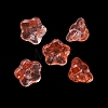 Baking Paint Transparent Glass Beads GLAA-T025-81C-04-1