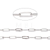 304 Stainless Steel Paperclip Chains CHS-O010-03P-4