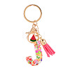 Fruit Series Letter Resin Keychains KEYC-TAC0033-02J-1